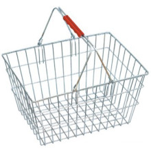 reasonable price steel wire shopping baskets